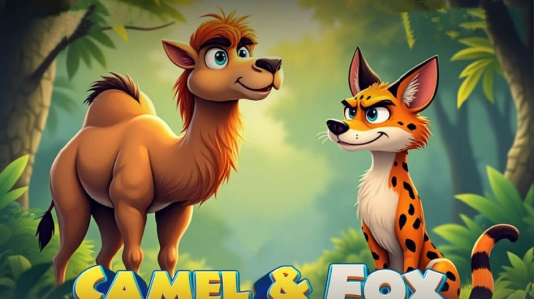 The Camel And The Fox _ Moral Stories _ English Stories _ Learn English _ Animated Stories _ Comedy